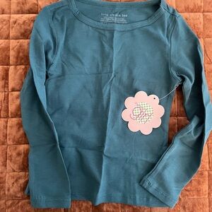 Teal Long Sleeve Kids Tee